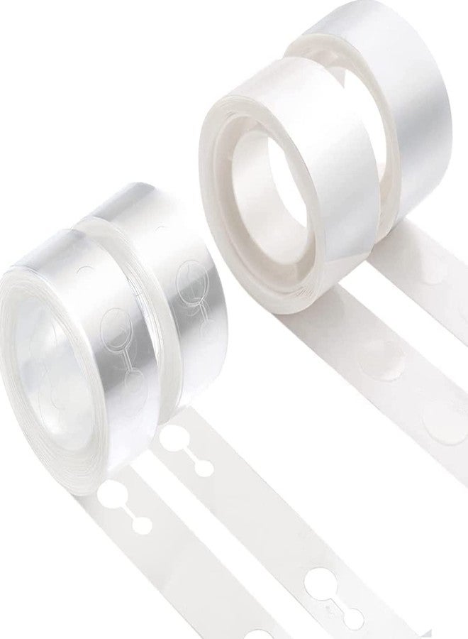 Hemito Balloon Decorating Strip Kit for Garland, 1 Rolls Balloon Tape Strips with 1 Rolls Balloon Glue Point Dots Stickers for Party Wedding Birthday Decorations - Image 1